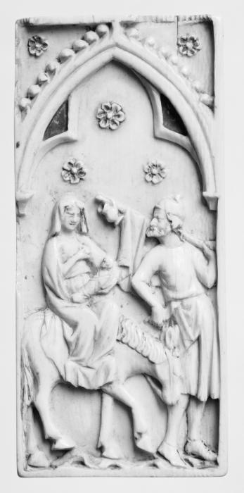 Writing tablet, 1 register, 1 arch across (tablette à écrire; plaquette) (Front)