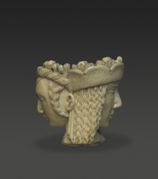 Rosary bead, 2 faces (chapelet) (Side)