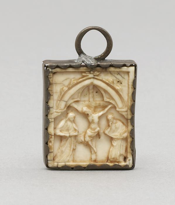 Double-sided panel, 1 register, 1 arch across (plaquette); pendant (Side 2)