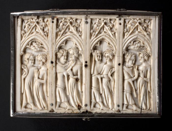 Casket with arches (coffret; frise d'arcatures) (Lid)