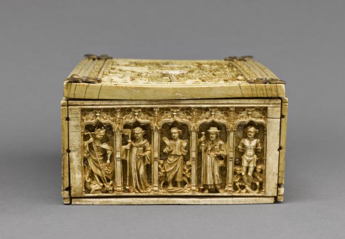 Casket with ogee arches (coffret) (End, right)