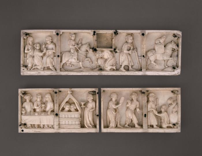 Panels (fragments of a casket; coffret) (Front)