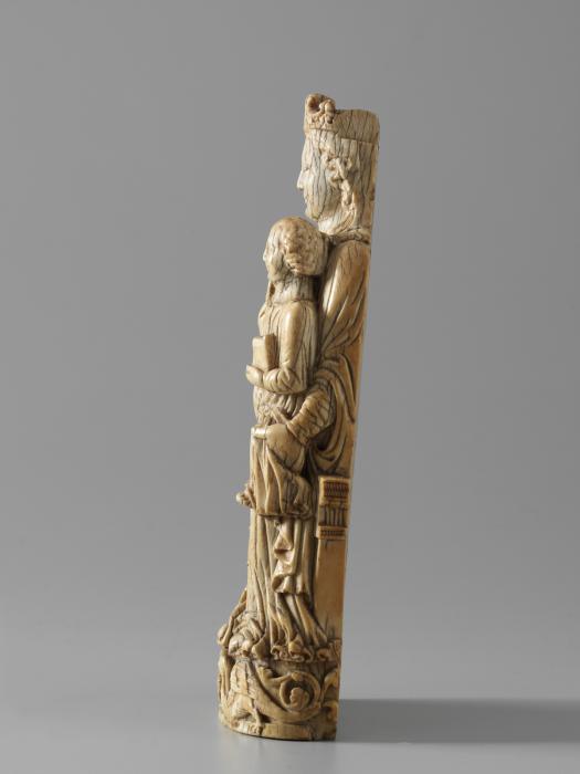 Relief (appliqué); known as the Baden Virgin (Side)