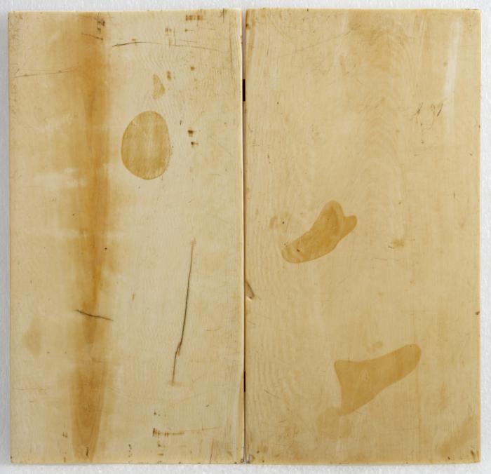 Diptych, 2 registers, 3 arches across (frise d'arcatures) (Back)