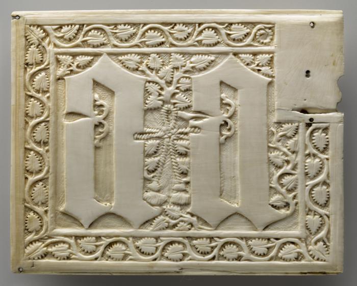 Panel (fragment of a casket), 1 register (coffret) (Front)