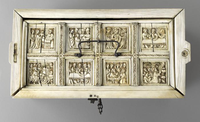 Casket, ogee arches (coffret; box; boite) (Lid)