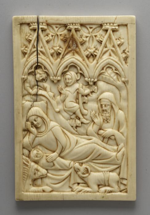 Writing tablet, 1 register, 3 arches across (plaquette; tablette à écrire; frise d'arcatures) (Front)