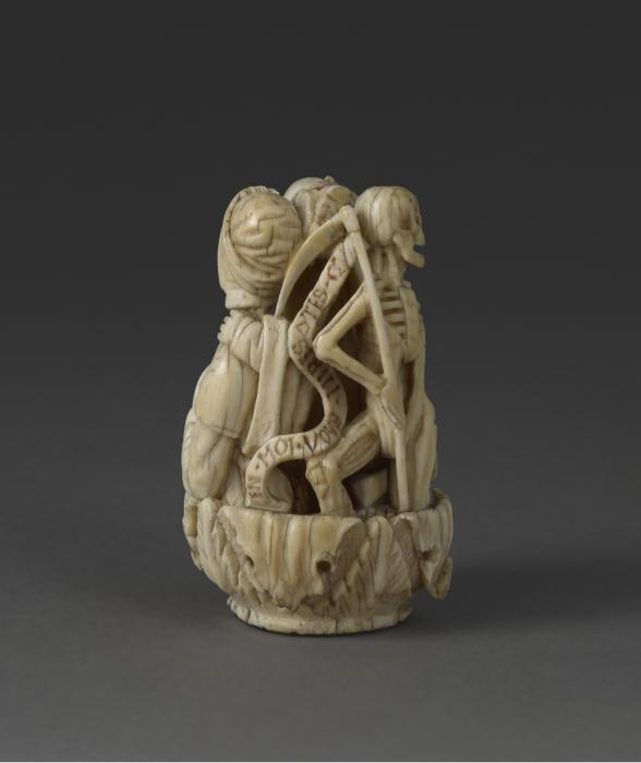 Rosary bead, 2 faces (chapelet)