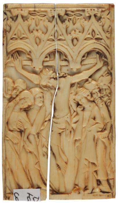 Writing tablet, 1 register, 3 arches across (frise d'arcatures; plaquettes; tablette à écrire) (Front)