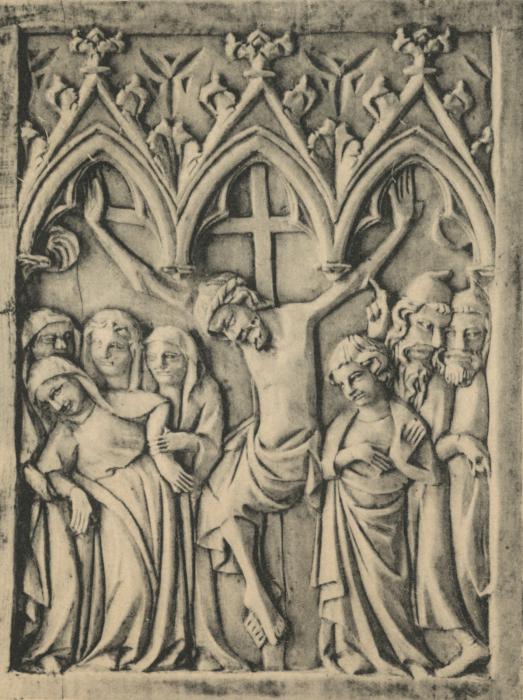 Diptych, 1 register, 3 arches across (plaquettes; frise d'arcatures) (Wing, right)