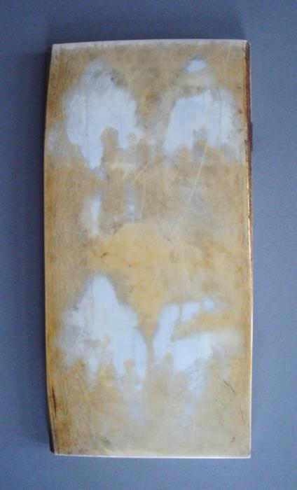 Triptych, 2 registers, with arches (frise d'arcatures; colonnettes) (Back)
