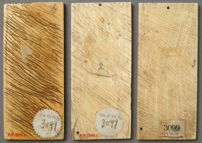 Panel (part of a casket), 1 register, 1 ogee arch across (plaquette; coffret) (Back)