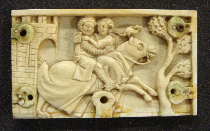 Panels (fragment of a casket; coffret) (Front, panel 3)