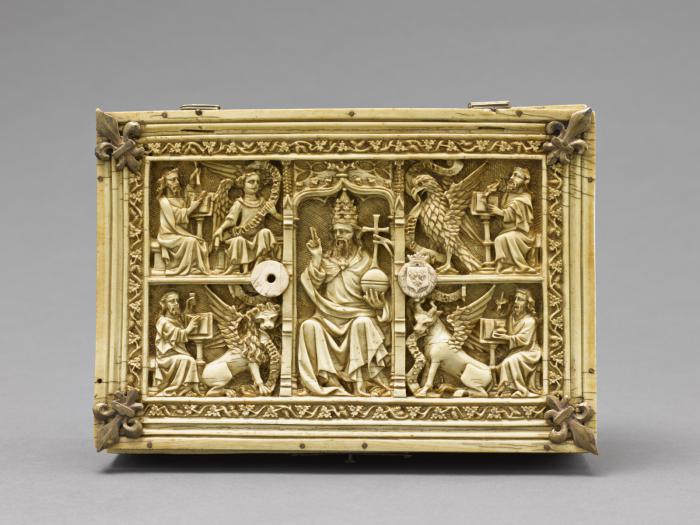 Casket with ogee arches (coffret) (Lid)