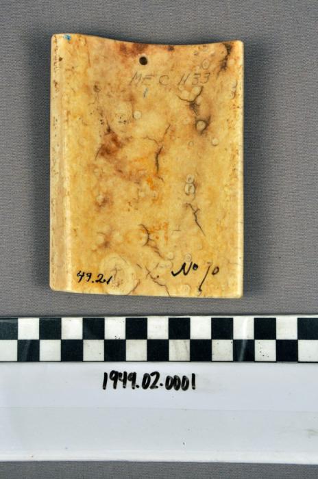 Panel, 1 register, 3 arches across (plaquette; frise d'arcatures) (Back)