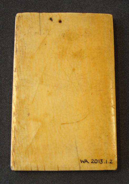 Panel, 1 register, 3 arches across (plaquette; frise d'arcatures) (Back)