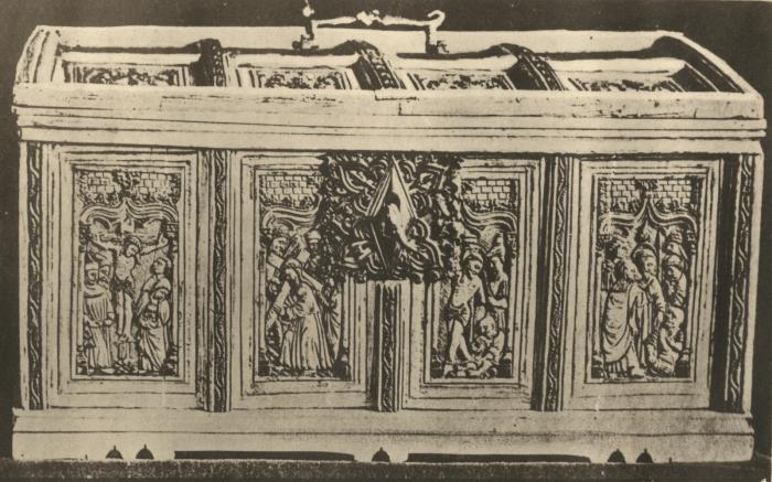 Casket, with ogee arches (coffret; box; boite) (Body, front)