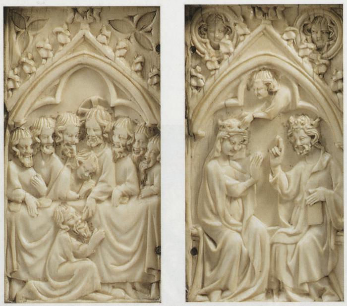 Double-sided panel, 1 register, 1 arch across (plaquette) (Front)