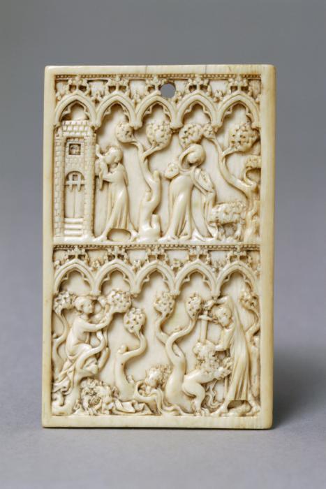Panel, 2 registers, 5 arches across (frise d'arcatures) (Front)