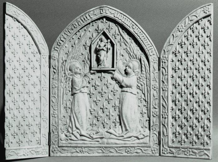 Gabled triptych, 1 register (Front)