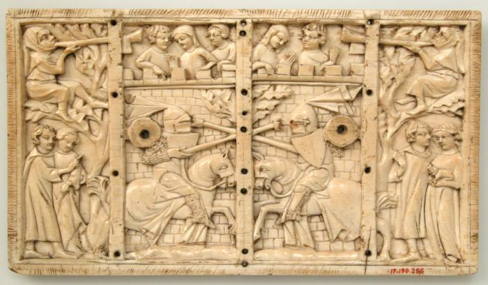 Fragment of a casket (lid) (coffret) (Front)