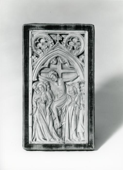 Wing, right (fragment of a diptych?), 1 register, 1 arch across (plaquette) (Front)