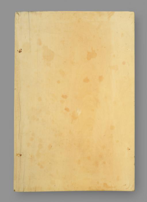 Wing, right (part of a diptych), 1 register, 1 arch across (plaquette) (Back)