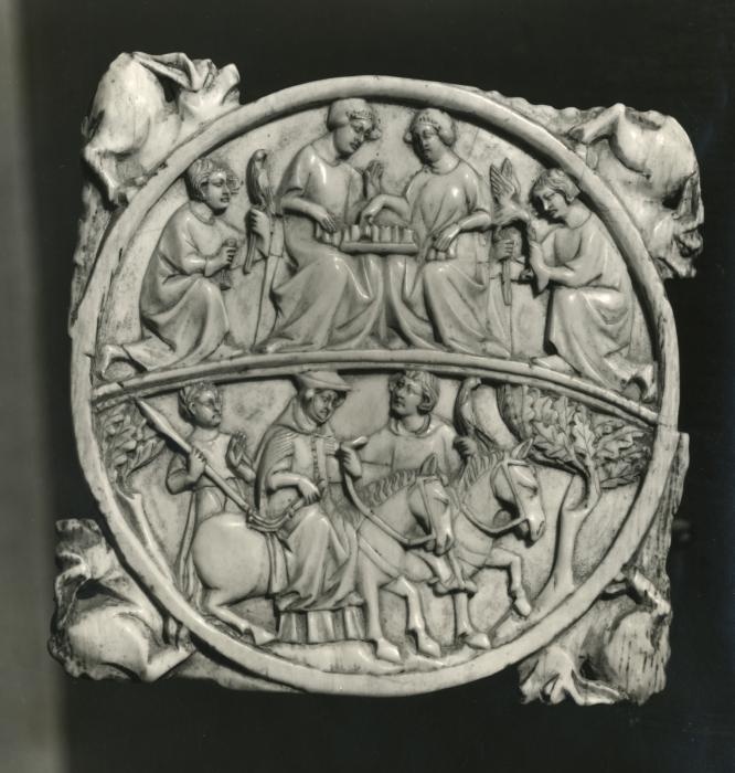 Mirror case, 2 registers (valve de miroir) (Front)