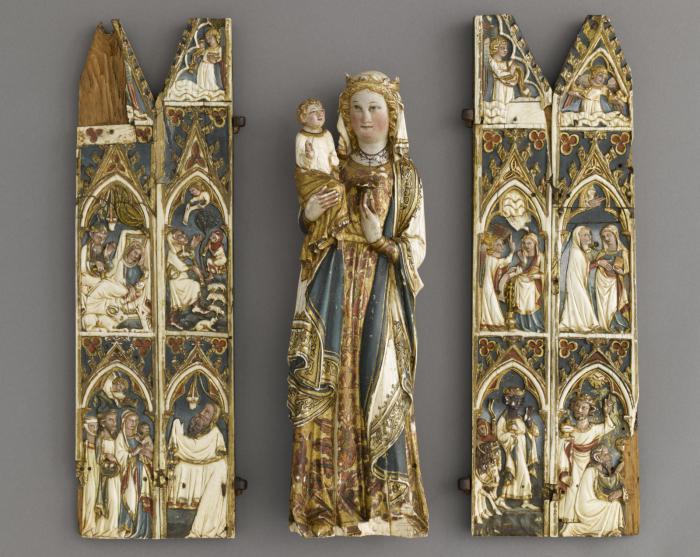 Gabled polyptych (tabernacle) (Front)