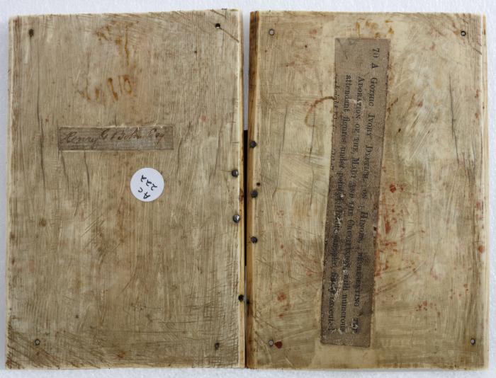 Diptych, 1 register, 3 arches across (frise d'arcatures; plaquettes) (Back)
