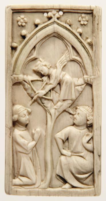 Writing tablet, 1 register, 3 arches across (plaquette; tablette à écrire; frise d'arcatures) (Front)