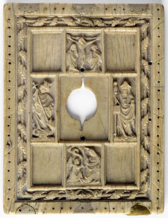 Panel, 3 registers, 3 compartments across (including empty compartments) (Front)