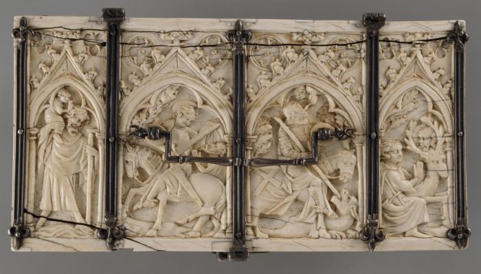 Casket (coffret; frise d'arcatures) (Lid)