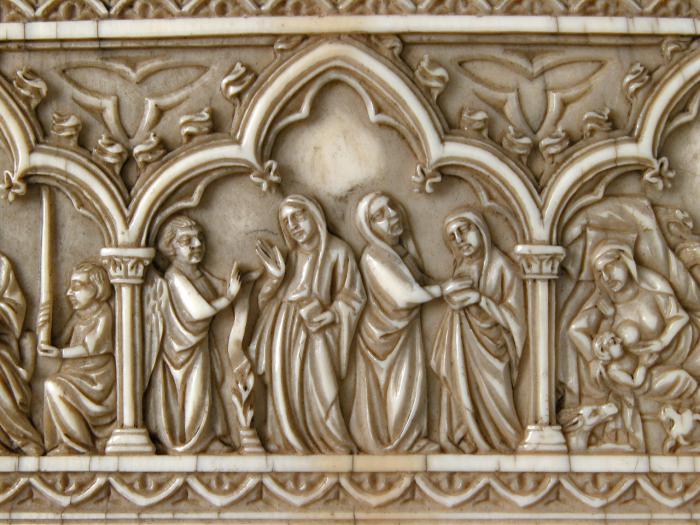 Comb (peigne double; colonnettes) (Detail, side 1)