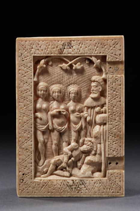 Diptych, 1 register (plaquettes) (Wing, left, front)