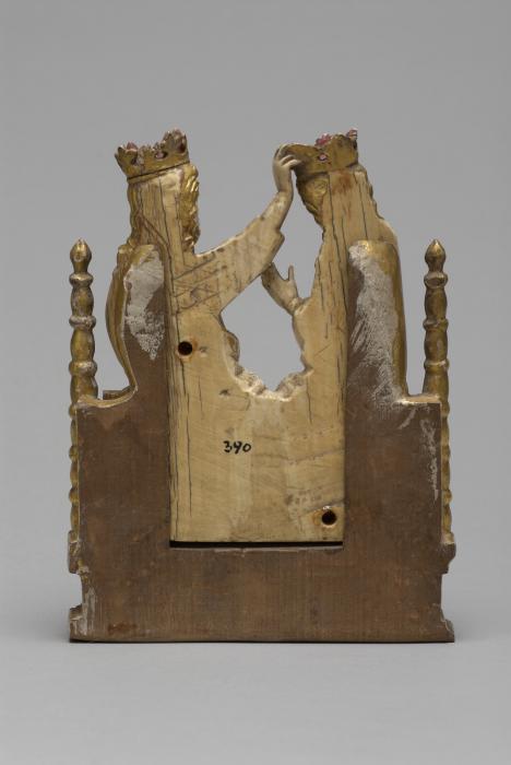 Gabled triptych, 3 registers (Back)