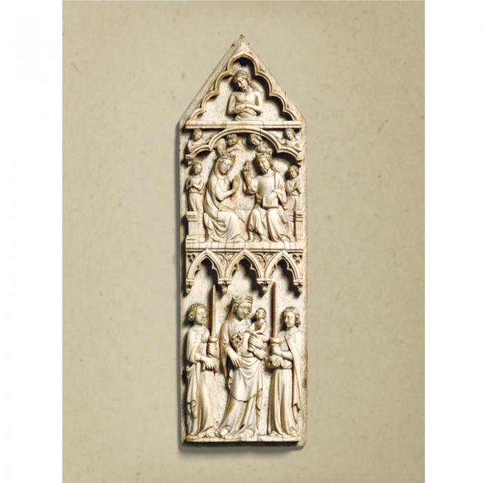 Gabled panel, 2 registers (frise d'arcatures) (Front)