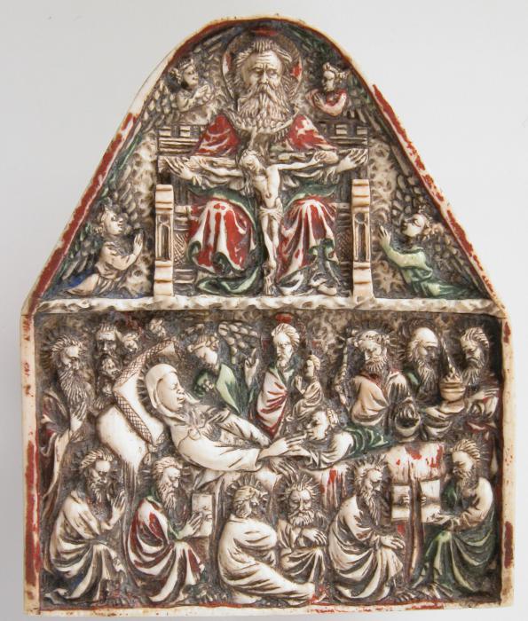 Gabled panel, 2 registers (Front)
