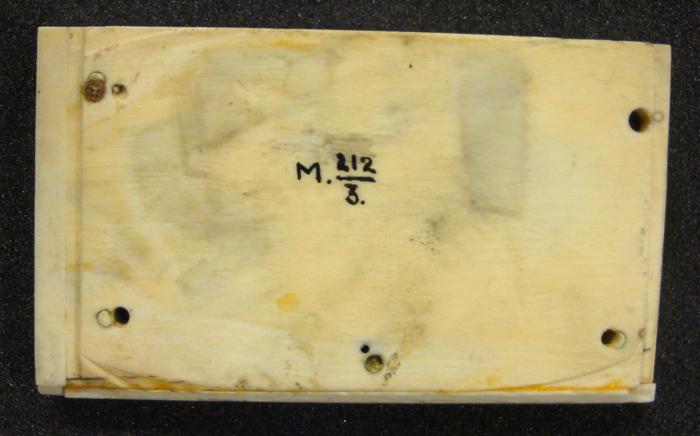 Panels (fragment of a casket; coffret) (Back, panel 3)