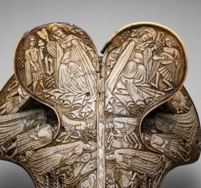 Saddle (selle); so-called Trivulzio saddle (Detail, top)