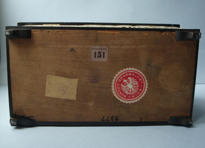 Casket with pitched lid (coffret) (Bottom)