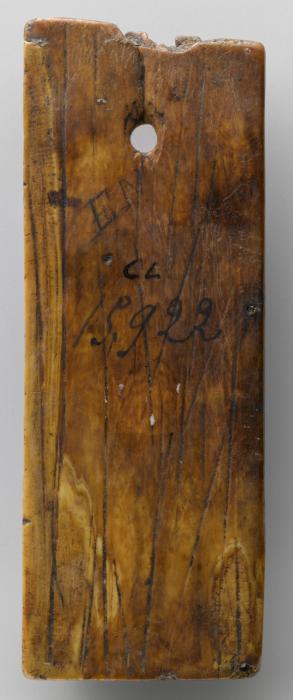 Panel, 2 registers, 1 arch across (colonnettes) (Back)
