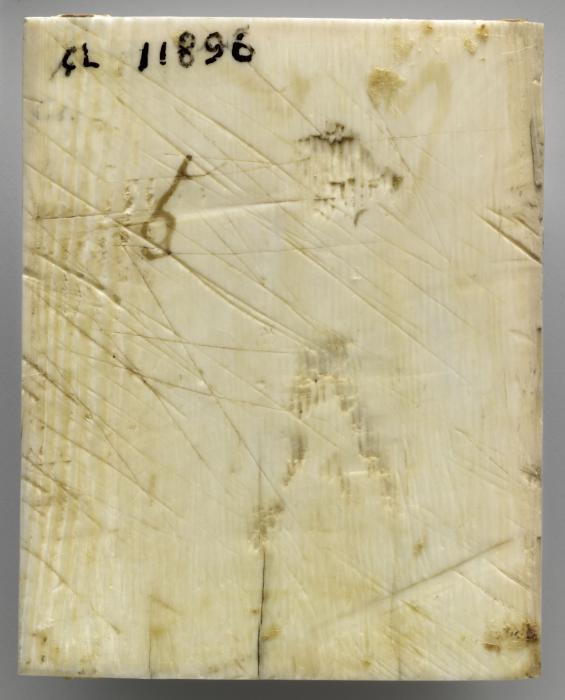 Panel, 1 register (possibly fragment of a casket) (Back)