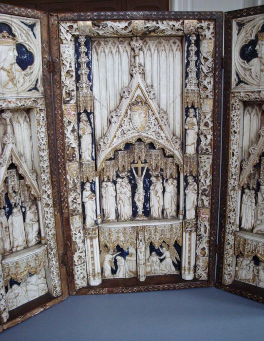 Triptych (Front, detail)