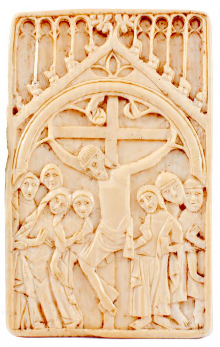 Panel, 1 register, 1 arch across (plaquette) (Front)
