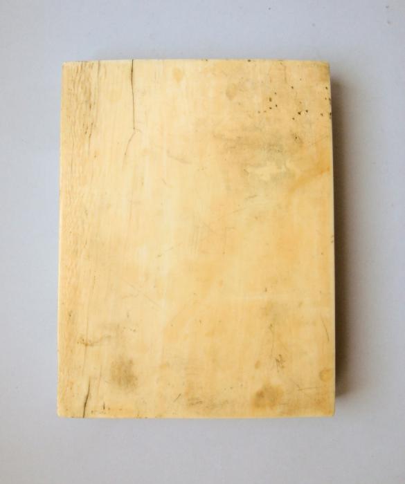 Diptych, 1 register, 3 arches across (plaquettes; frise d'arcatures) (Back)