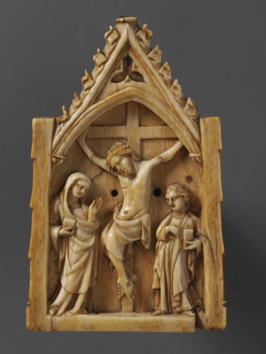 Gabled pax, 1 register, 1 arch across (baiser de paix) (Front)