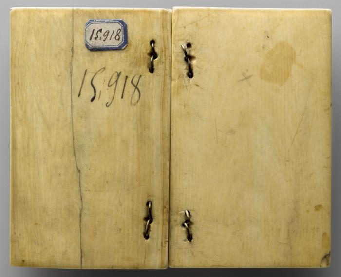 Diptych, 1 register (plaquettes) (Back)