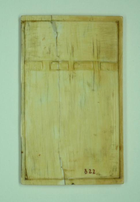 Panel, 1 register, 3 arches across (frise d'arcatures; plaquette) (Back)