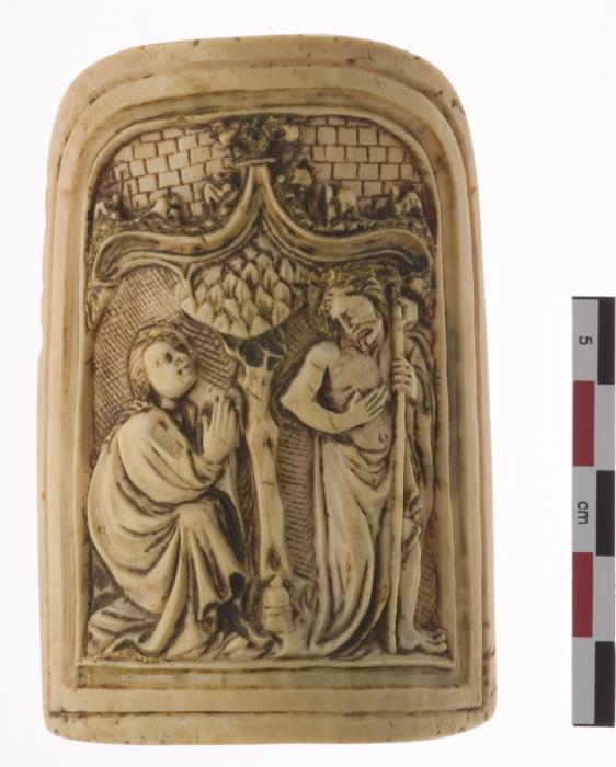 Pax, 1 ogee arch across (baiser de paix) (Front)